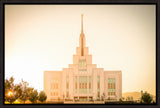 Saratoga Springs Utah Temple- There Is Sunshine In My Soul - framed giclee canvas