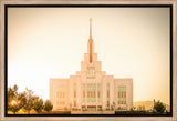 Saratoga Springs Utah Temple- There Is Sunshine In My Soul - framed giclee canvas