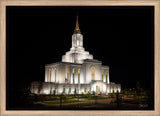 Orem Temple- Behold…. Our Fathers House - framed giclee canvas