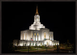 Orem Temple- Behold…. Our Fathers House - framed giclee canvas