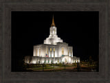 Orem Temple- Behold…. Our Fathers House - framed giclee canvas