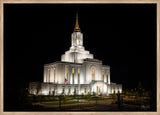 Orem Temple- Behold…. Our Fathers House - framed giclee canvas