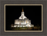 Orem Temple- Behold…. Our Fathers House - framed giclee canvas