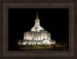 Orem Temple- Behold…. Our Fathers House - framed giclee canvas