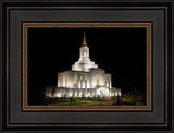 Orem Temple- Behold…. Our Fathers House - framed giclee canvas