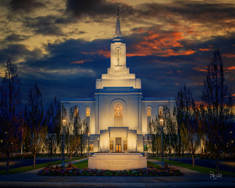 Orem Temple- Spiritual Treasure  - 8x10 giclee paper print