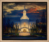 Orem Temple- Spiritual Treasure  - framed giclee canvas