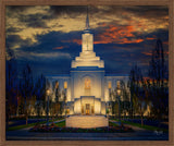 Orem Temple- Spiritual Treasure  - framed giclee canvas