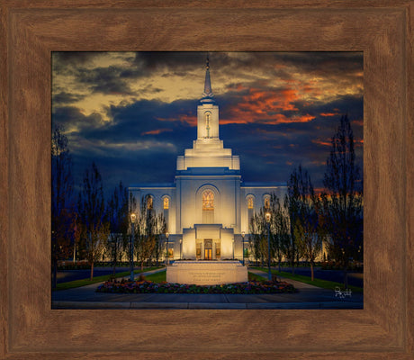 Orem Temple- Spiritual Treasure  - framed giclee canvas