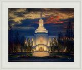 Orem Temple- Spiritual Treasure  - framed giclee canvas