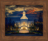 Orem Temple- Spiritual Treasure  - framed giclee canvas