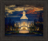 Orem Temple- Spiritual Treasure  - framed giclee canvas