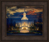 Orem Temple- Spiritual Treasure  - framed giclee canvas