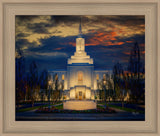 Orem Temple- Spiritual Treasure  - framed giclee canvas