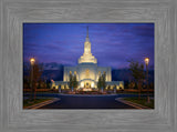 Orem Temple- With Eye Single to the Glory of God  - framed giclee canvas