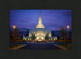 Orem Temple- With Eye Single to the Glory of God  - framed giclee canvas