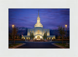 Orem Temple- With Eye Single to the Glory of God  - framed giclee canvas