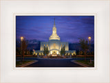 Orem Temple- With Eye Single to the Glory of God  - framed giclee canvas