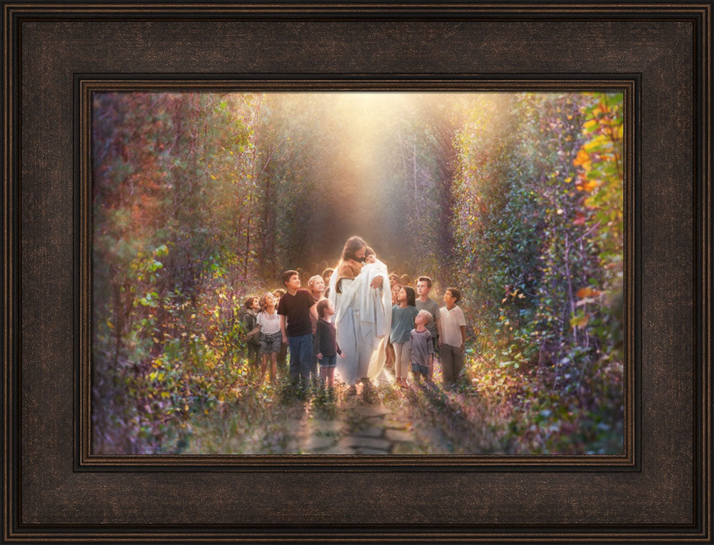 Hope of Innocence - framed giclee canvas