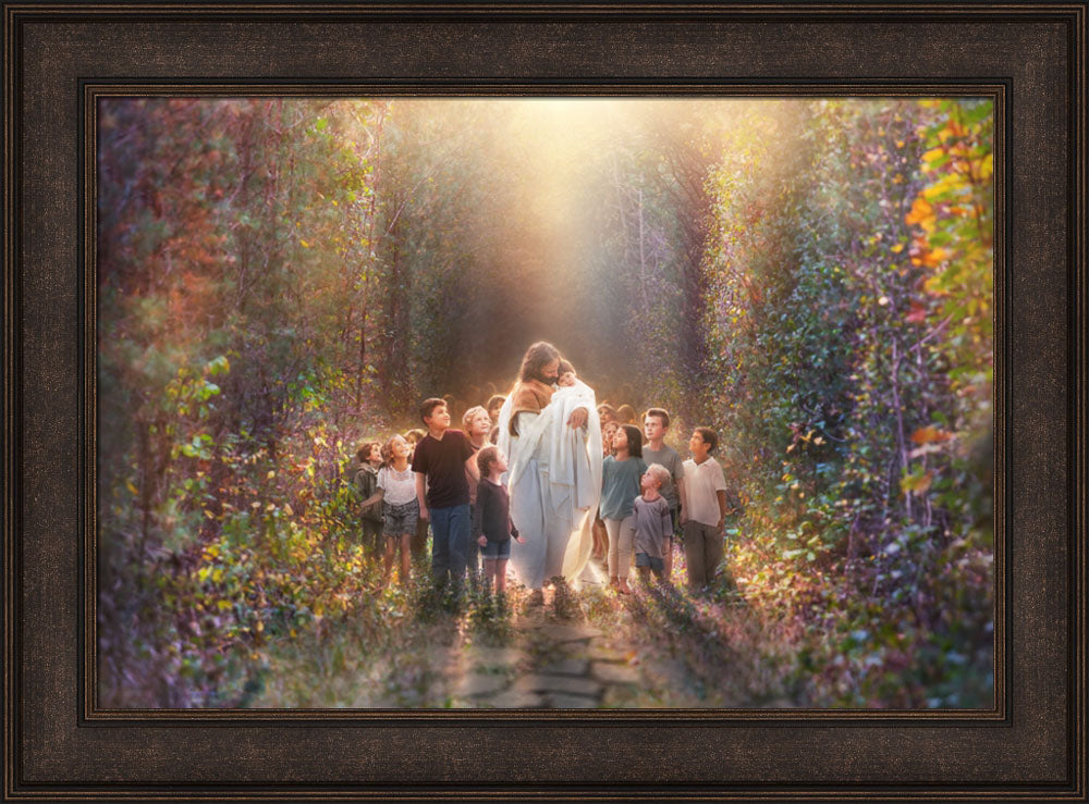 Hope of Innocence - framed giclee canvas