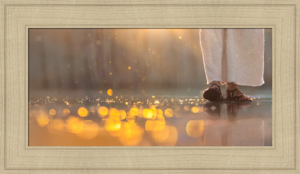 Walk In Faith - framed giclee canvas