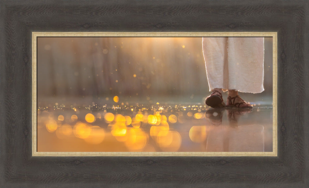 Walk In Faith - framed giclee canvas