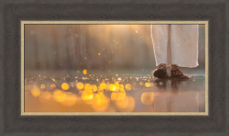 Walk In Faith - framed giclee canvas