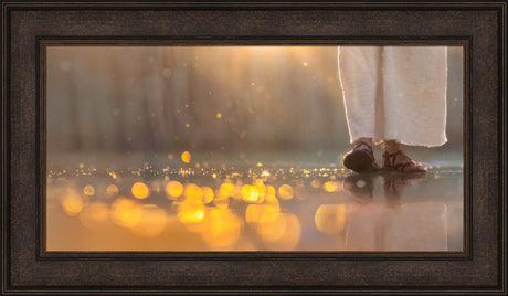 Walk In Faith - framed giclee canvas