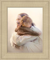 As A Child - framed giclee canvas