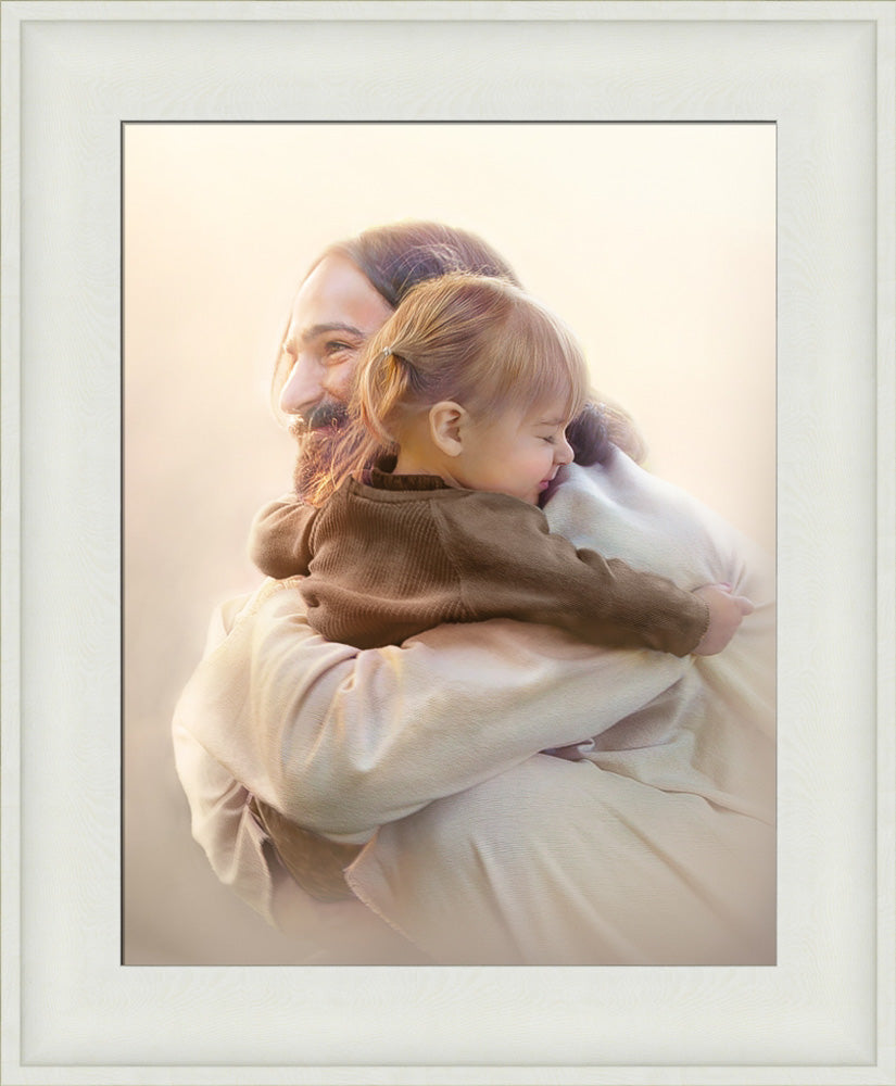 As A Child - framed giclee canvas