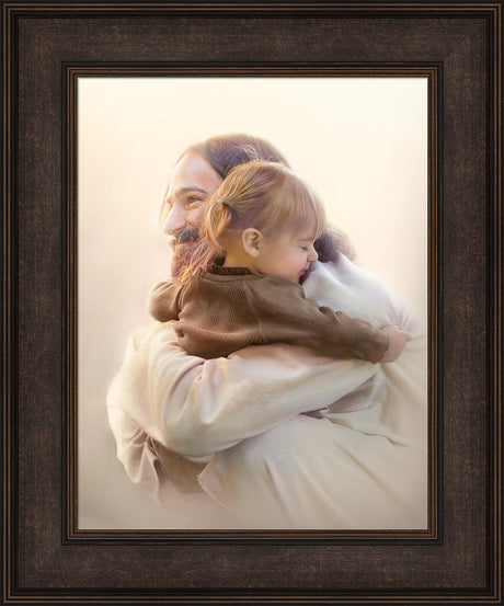 As A Child - framed giclee canvas