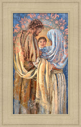 The Holy Family - framed giclee canvas