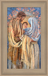 The Holy Family - framed giclee canvas