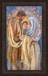 The Holy Family - framed giclee canvas