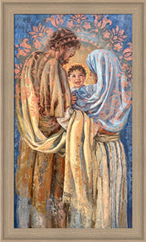 The Holy Family - framed giclee canvas