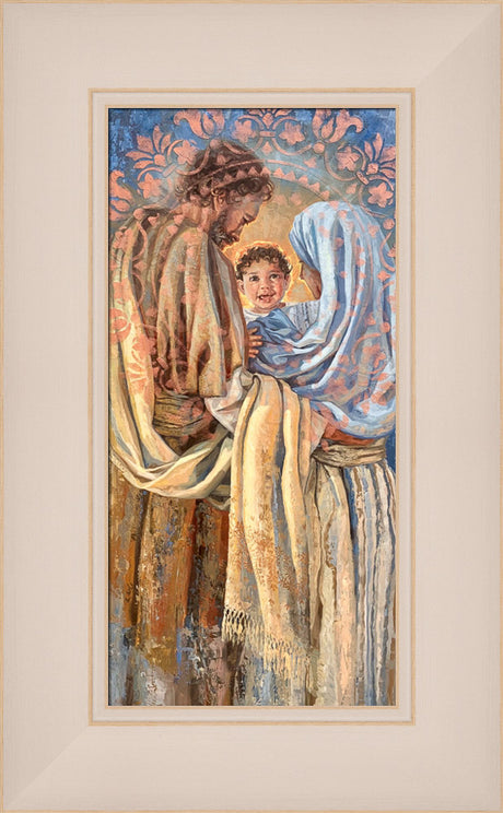 The Holy Family - framed giclee canvas