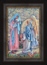 Seeking Christ - framed giclee canvas