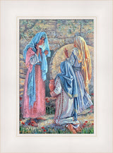 Seeking Christ - framed giclee canvas