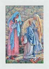 Seeking Christ - framed giclee canvas