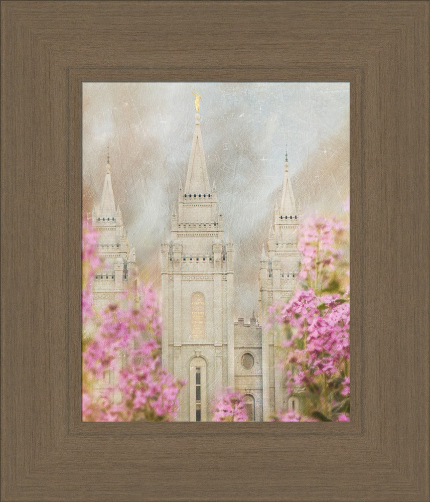 Salt Lake Temple - Jubilant by Mandy Jane Williams