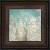 Salt Lake Temple - Enlightened by Mandy Jane Williams