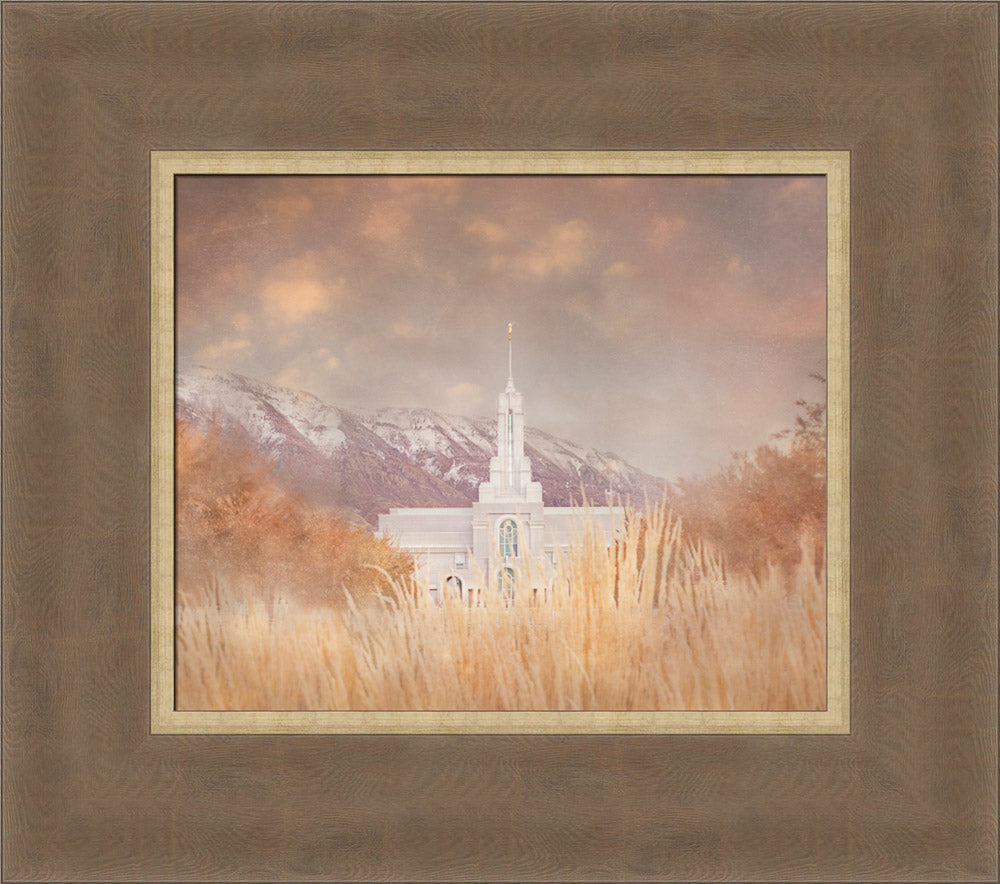 Mount Timpanogos Temple - Stillness by Mandy Jane Williams