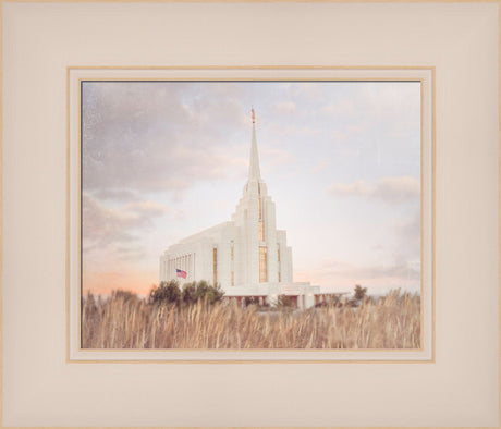 Rexburg Temple - Fruitful Field by Mandy Jane Williams