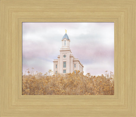 Cedar City Temple - Light On the Hill by Mandy Jane Williams