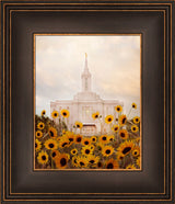 Pocatello Temple - Wild Sunflowers by Mandy Jane Williams