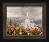 Orem Temple-Mountain Majesty - framed giclee canvas