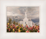 Orem Temple-Mountain Majesty - framed giclee canvas