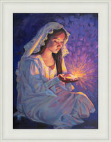 Some Types of Faith Only Grow in the Dark - framed giclee canvas