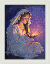 Some Types of Faith Only Grow in the Dark - framed giclee canvas