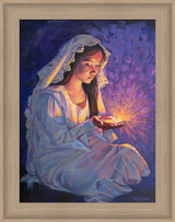 Some Types of Faith Only Grow in the Dark - framed giclee canvas